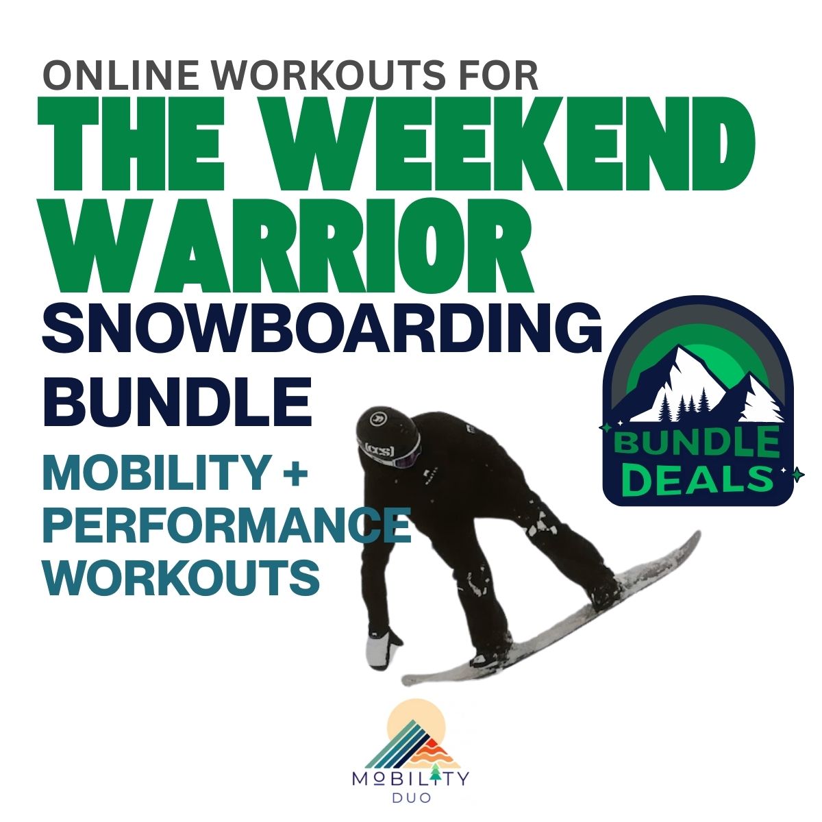 pro ride snowboard workout Weekend Warriors Snowboarding Workouts: Mobility + Performance Kit