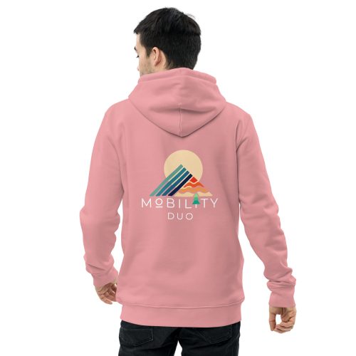 unisex essential eco hoodie canyon pink back 2 6137a76d223b5