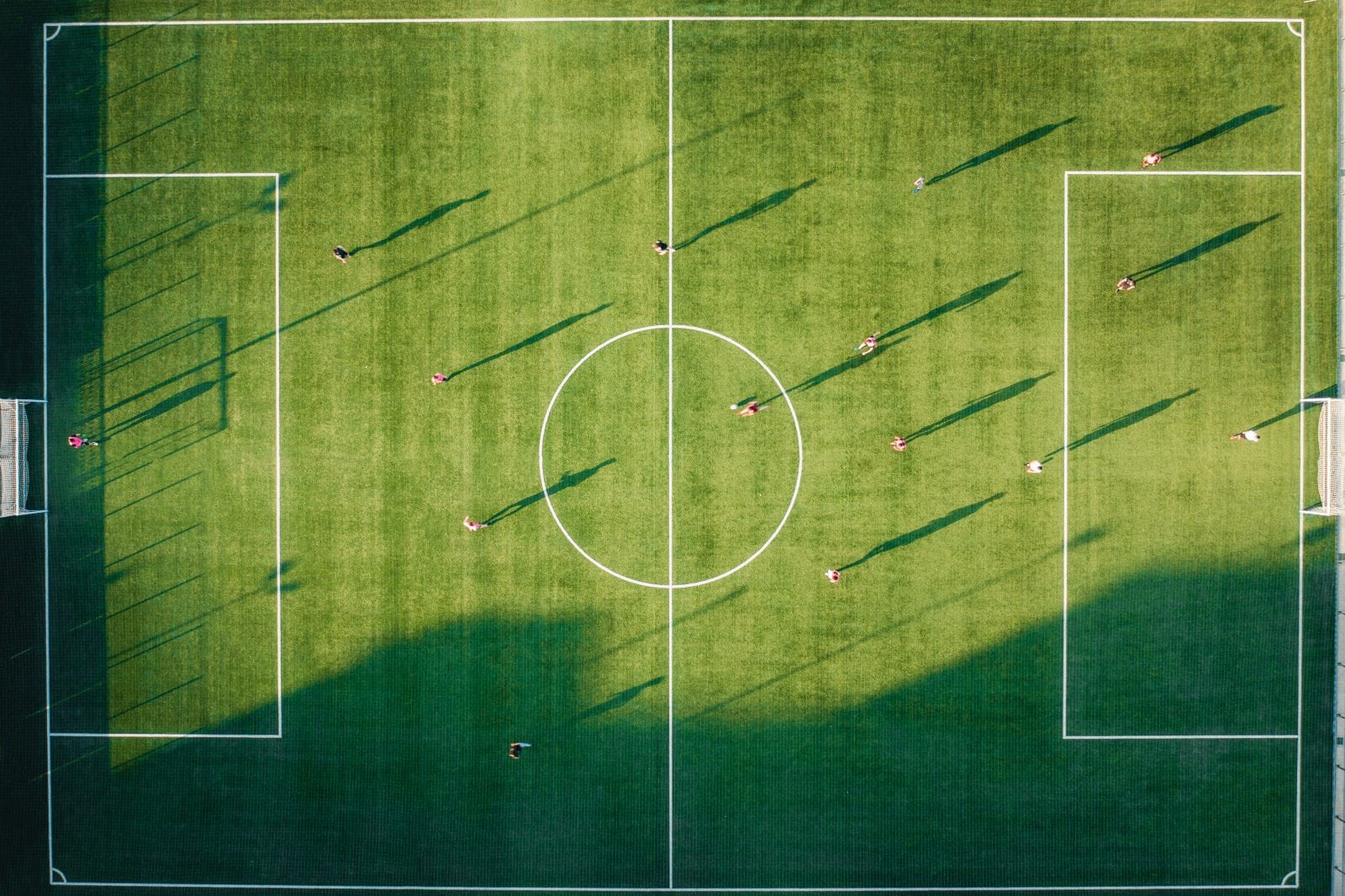 Soccer match on grass field 1206232 1